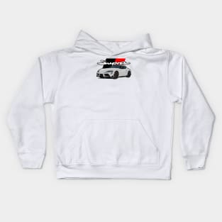 Car Supra 5th Generation GR A90 grey Kids Hoodie